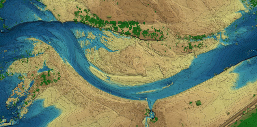 Digital Elevation Model of the TNC Elk River Streambank Stabilization at Noel, MO